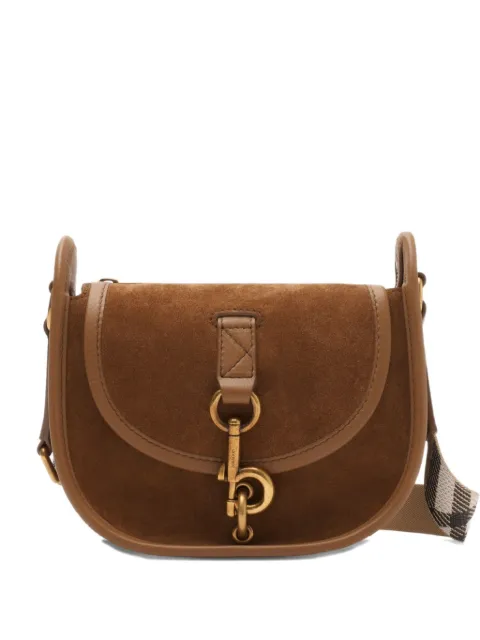 Burberry check-strap messenger bag