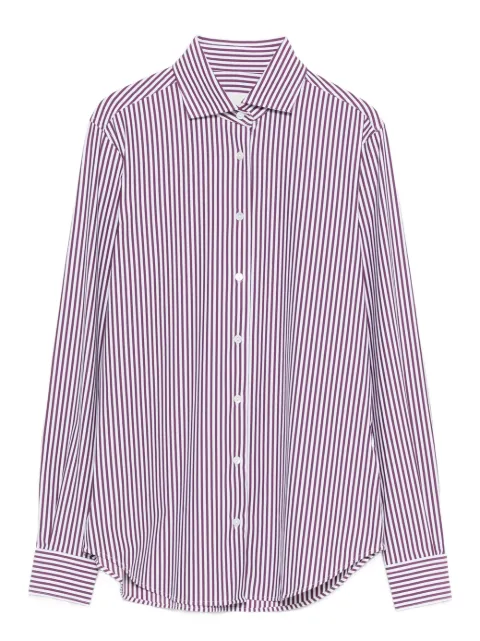 Xacus striped buttoned shirt
