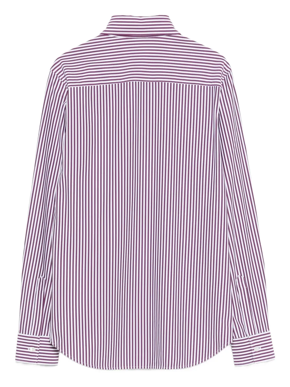 Xacus striped buttoned shirt - Wit