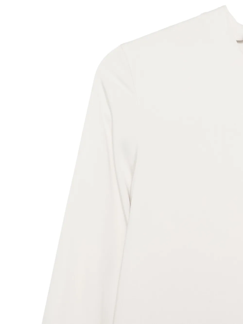 Xacus Long-sleeve Blouse In Neutral