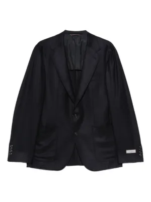 Valentino Garavani VGパッチ ウールダブルジャケット | ブルー