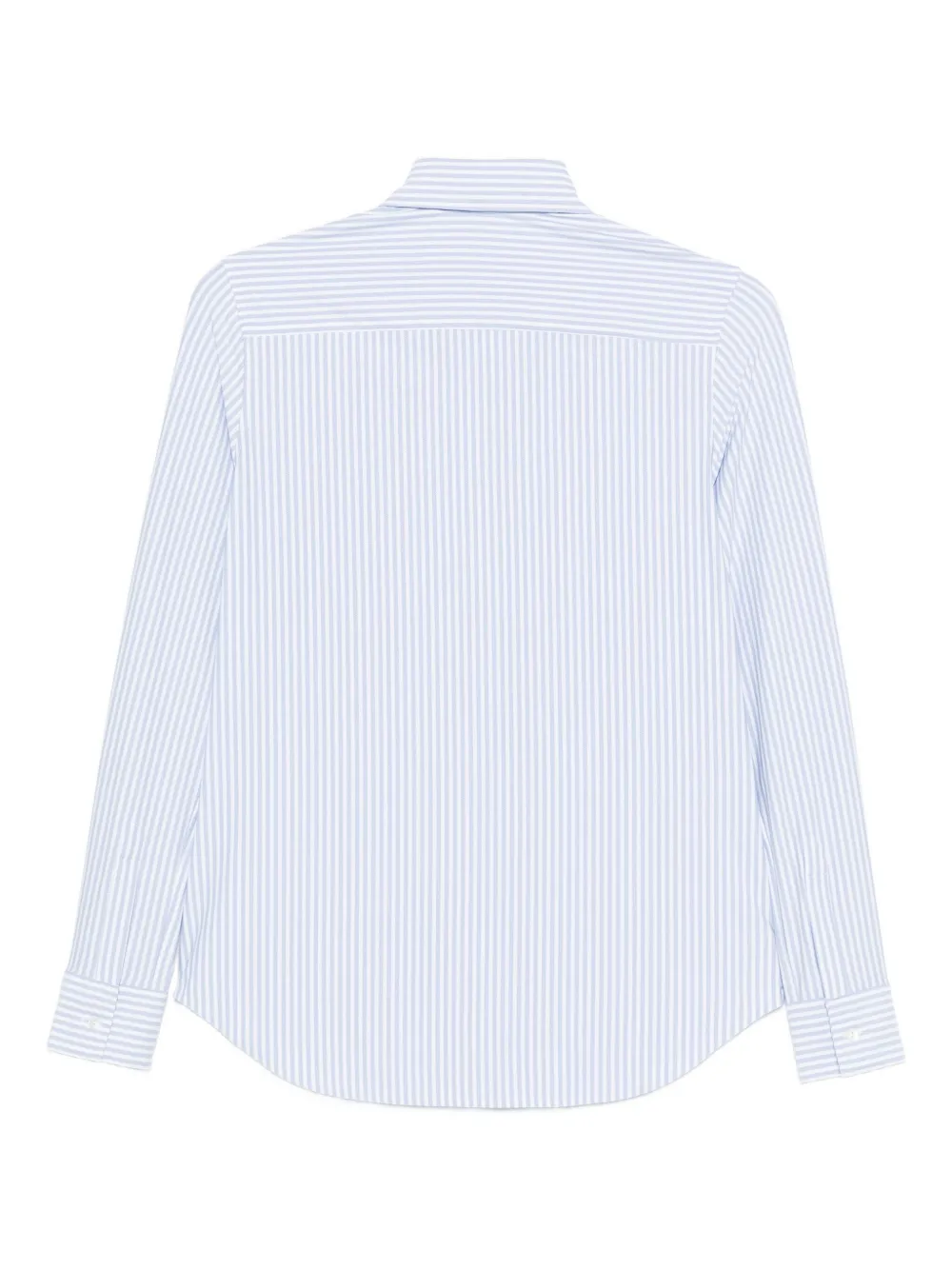 Xacus striped-pattern shirt - Blauw