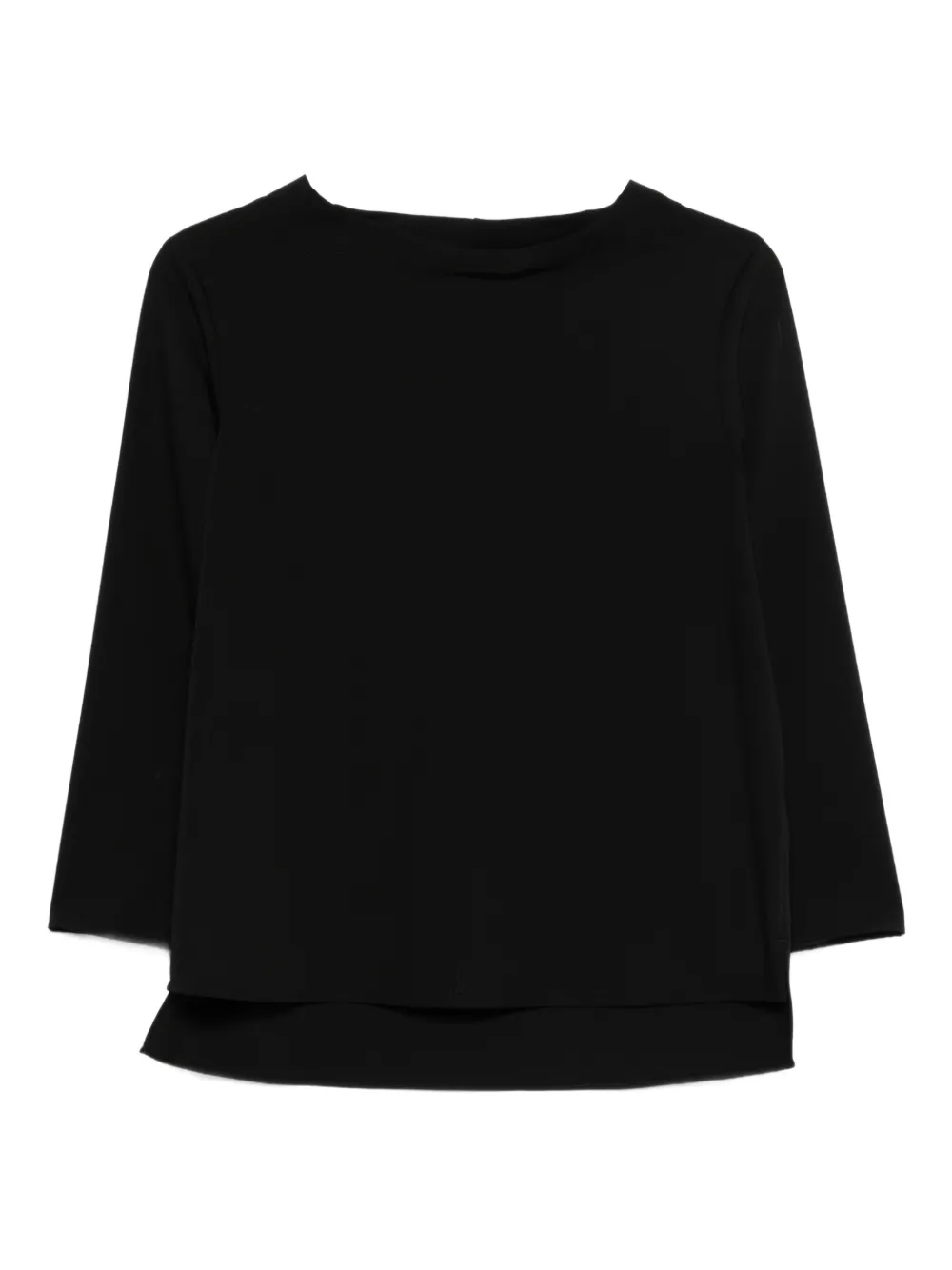 Xacus blusa con cuello redondo | negro | Image 1