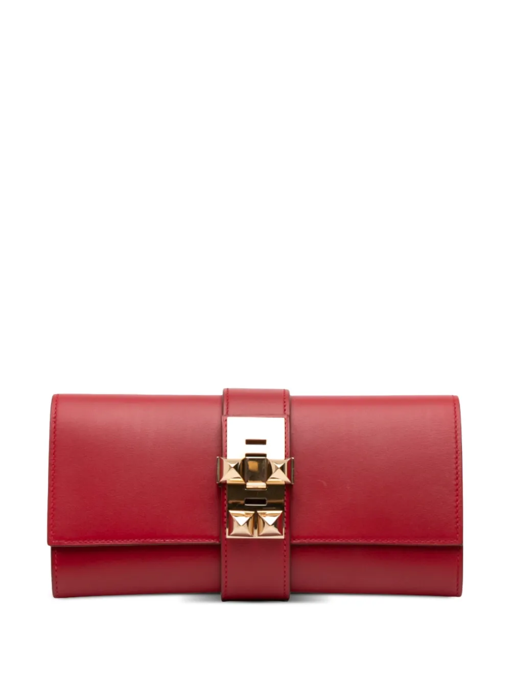 Hermès Pre-Owned 2014 Tadelakt Medor 23 clutch bag - レッド