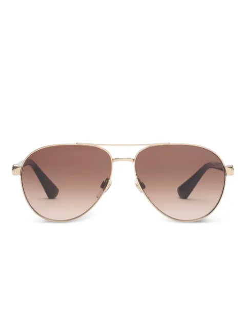 Burberry Eyewear shield metal sunglasses