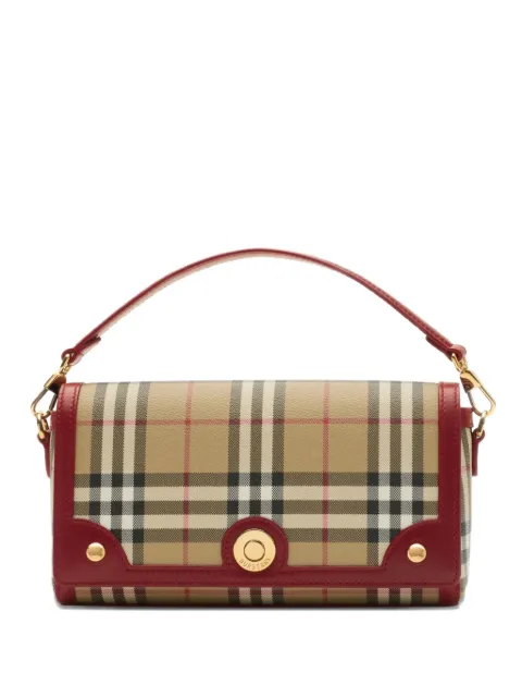 Burberry checked tote bag