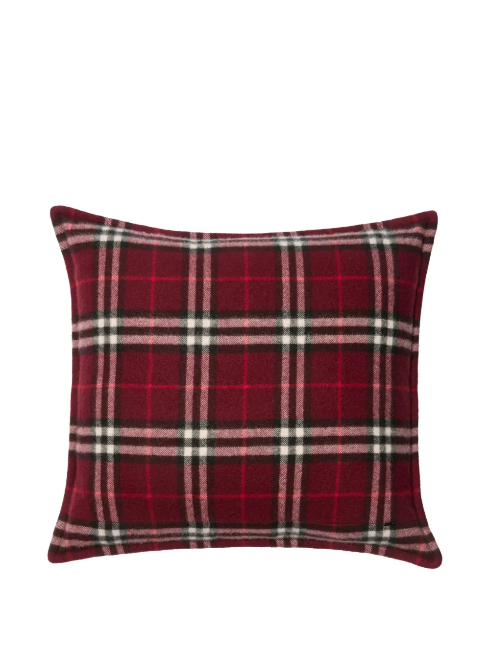 Burberry Check Cashmere Pillow In Red