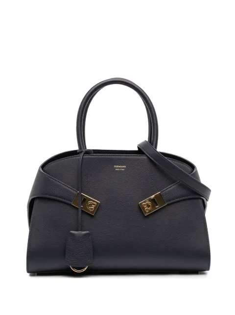Ferragamo Pre-Owned 2010-2025 Small Leather Hug satchel