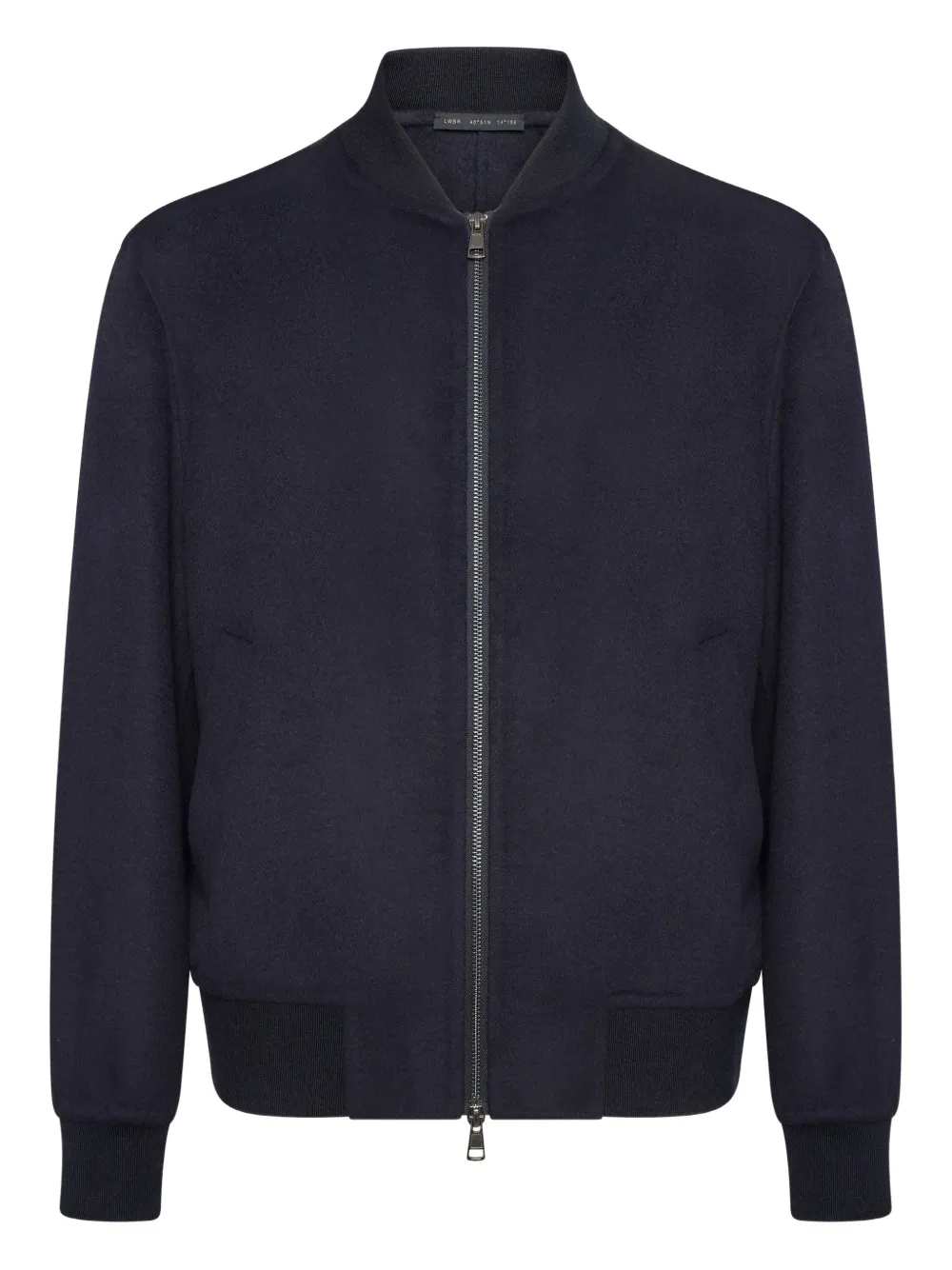 Low Brand zip bomber jacket | Blue | Image 1