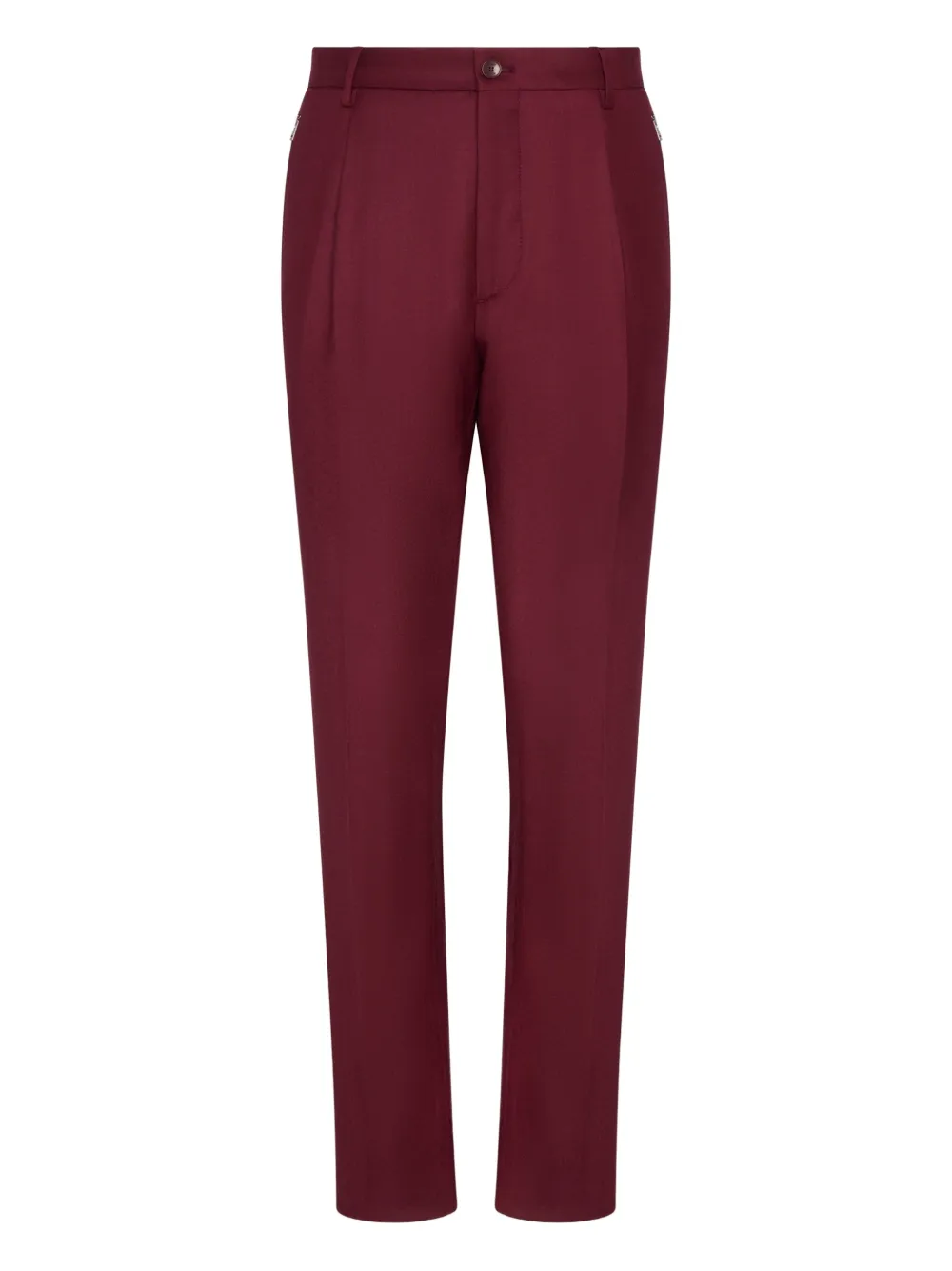 ETRO button pleated trousers | Red | Image 1