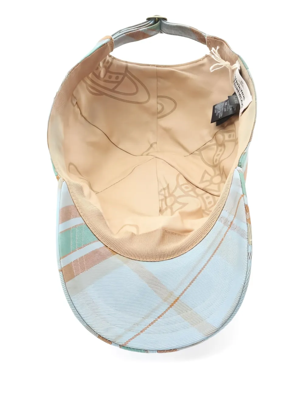Vivienne Westwood Pre-Owned 2020s チェック キャップ | ブルー