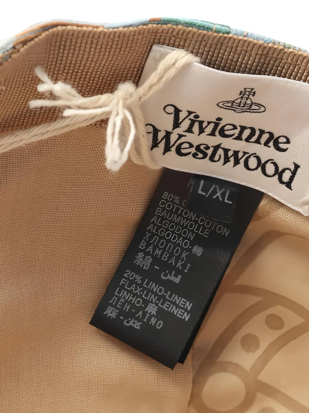 Vivienne Westwood Pre-Owned 2020s チェック キャップ | ブルー