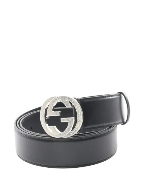Gucci Pre-Owned 2020s GG-logo leather belt