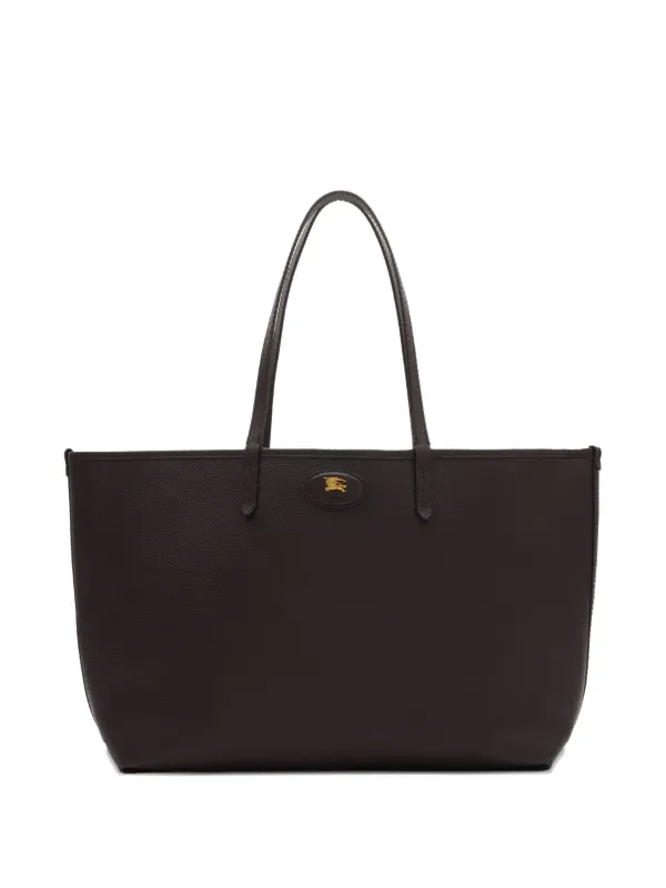 Burberry Bolsa Tote Bloomsbury Média Xadrez Dupla Face | Marrom