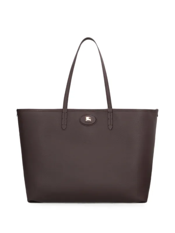 Burberry Bolsa Tote Bloomsbury Média Xadrez Dupla Face | Marrom