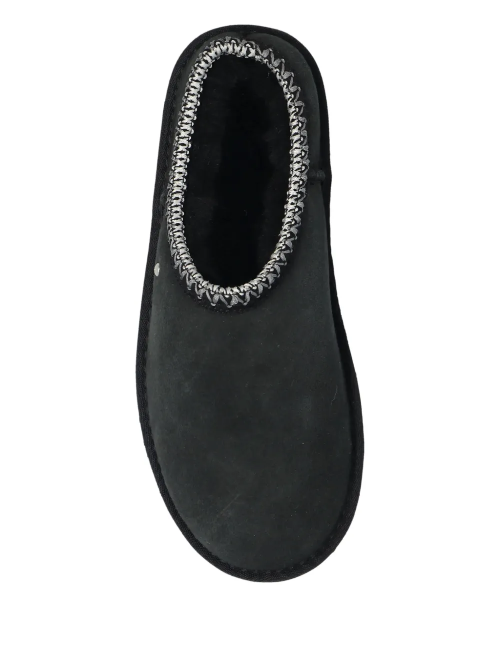 EMU AUSTRALIA Slippers met lammy afwerking Zwart
