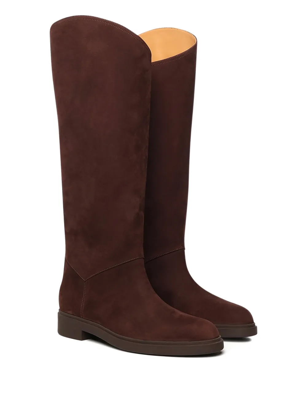 Loro Piana Kilda leren laarzen Bruin