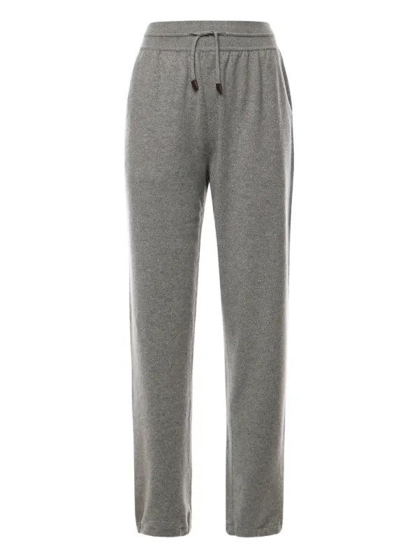 Loro Piana Drawstring Track Pants in Grey