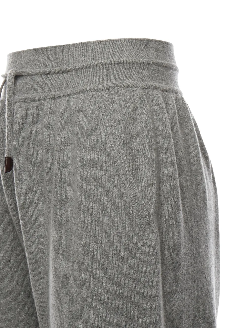 Loro Piana Drawstring Track Pants In Gray