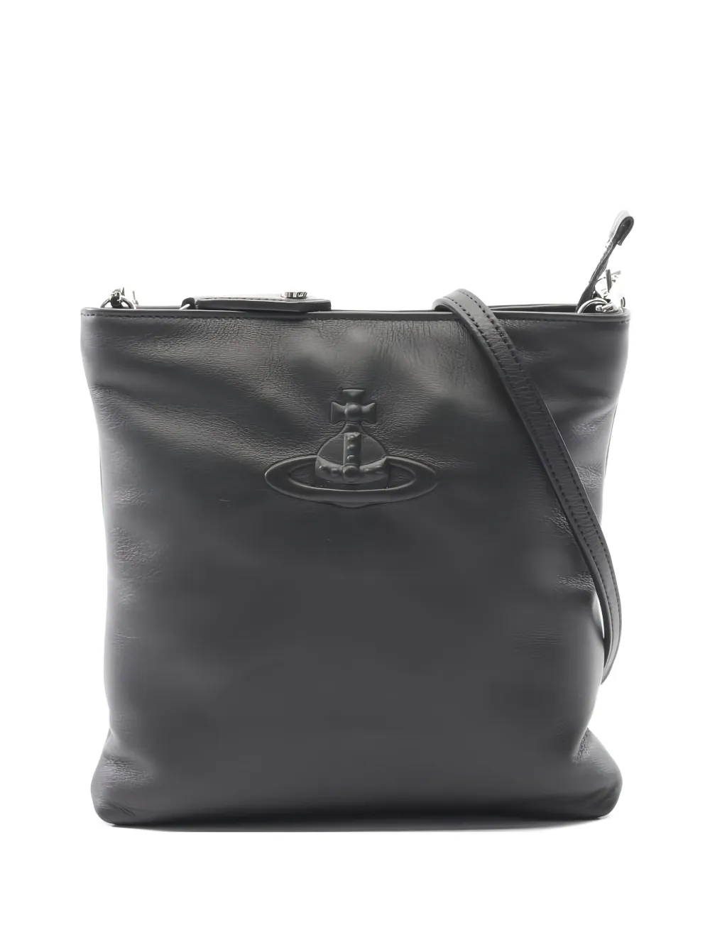 Pre-owned Vivienne Westwood 2020s Squire Square Crossbody Bag In Black