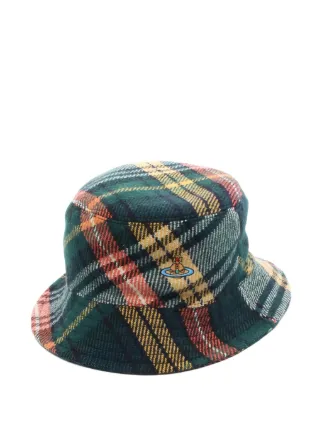 Vivienne Westwood Pre-Owned 2020s Orb-embroidery Bucket Hat