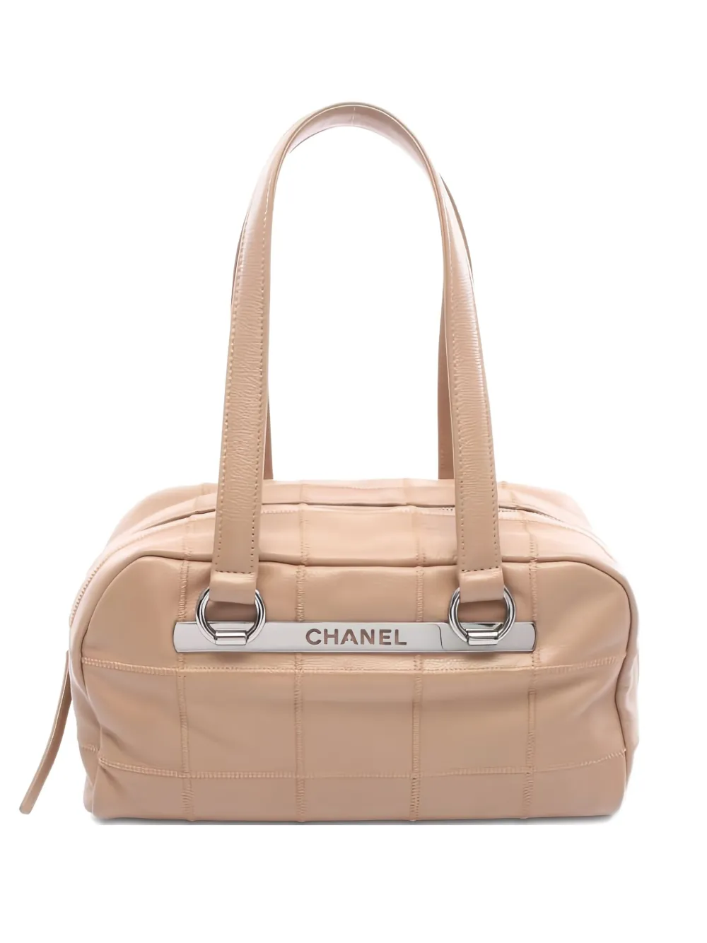 CHANEL Pre-Owned 2004-2005 Chocolate Bar Boston shoulder bag - Toni neutri