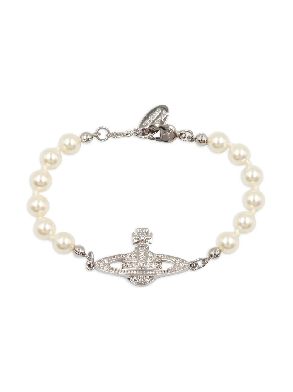 Vivienne Westwood Pre-Owned 2020s Orb ブレスレット - シルバートーン Vivienne Westwood Pre-Owned 2020s Orb ブレスレット - シルバートーン