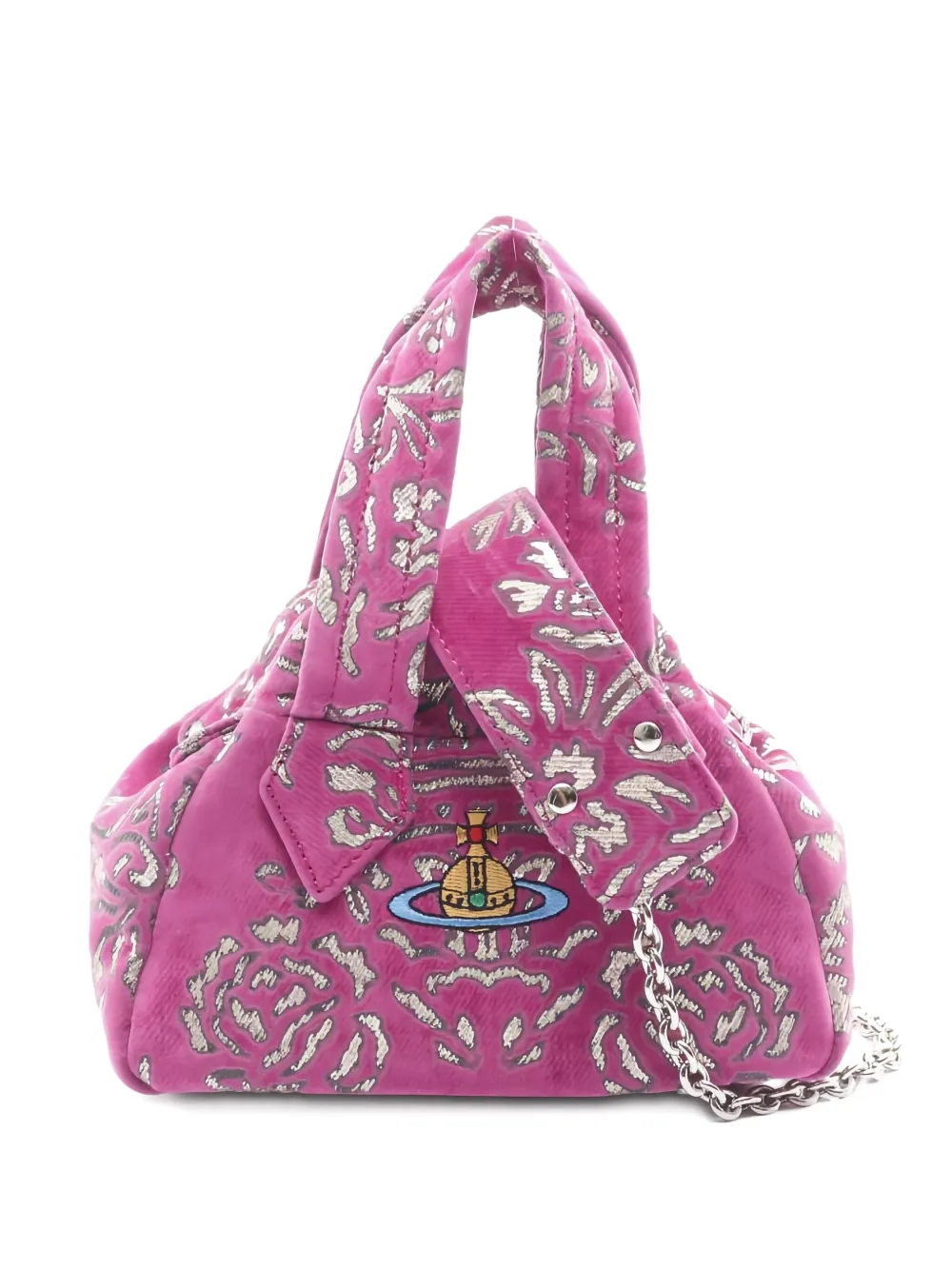 Vivienne Westwood Pre-Owned 2020s mini Yasmin corduroy bag - Rosa