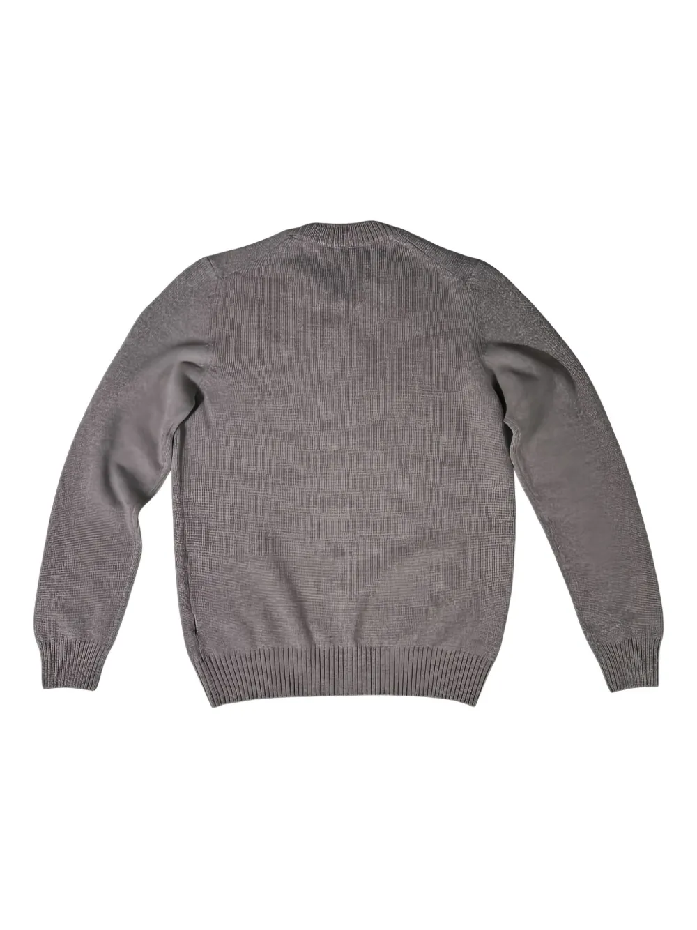 Gran Sasso ribbed crew-neck sweater - Grijs