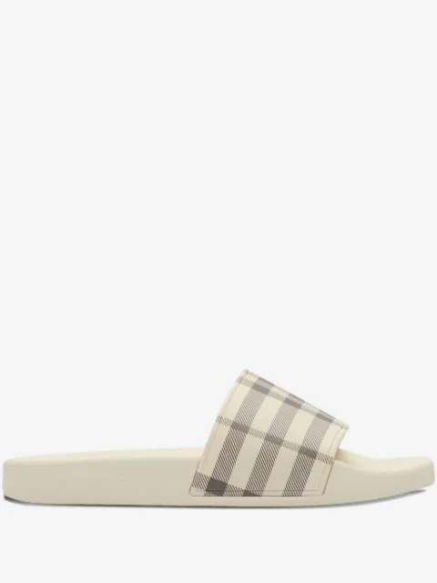 Burberry flip flops Check