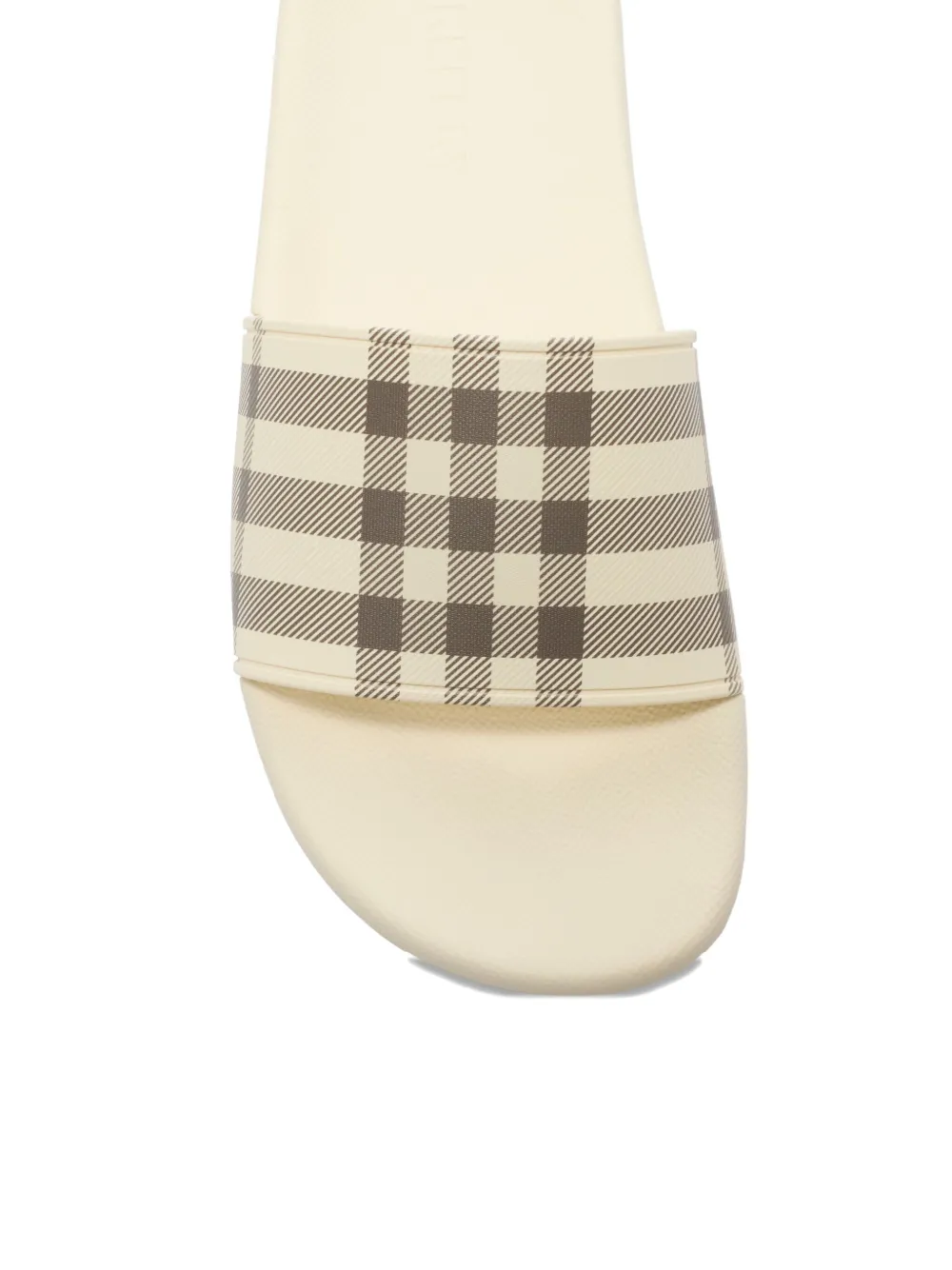 Burberry Geruite slippers Beige