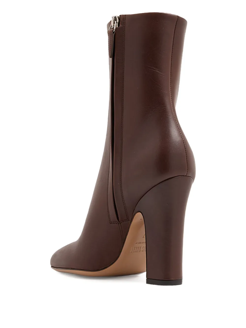 Paris Texas 100 mm Lavinia enkellaarzen met hak Bruin