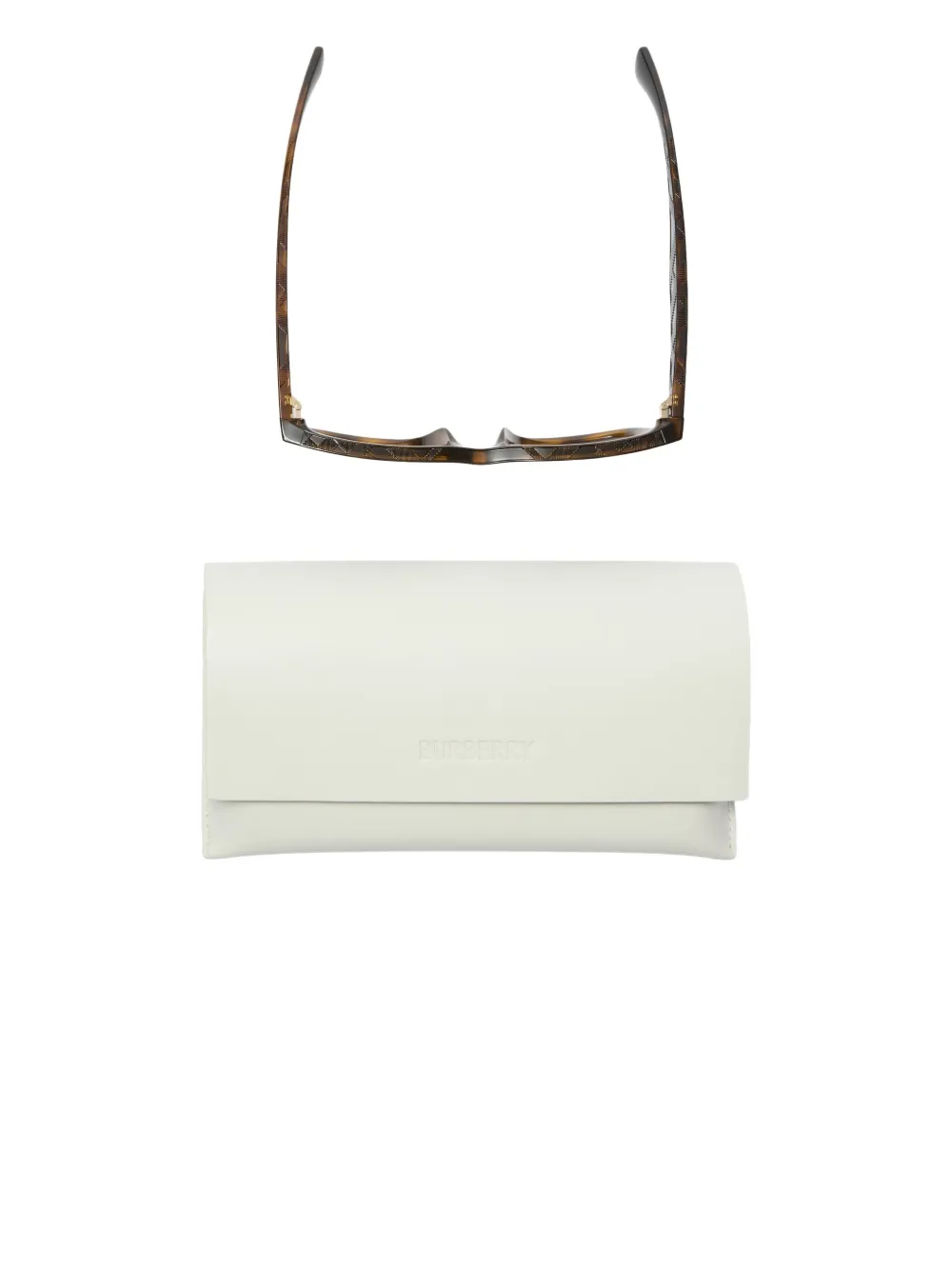 Burberry Rectangular-frame Logo Sunglasses In Brown