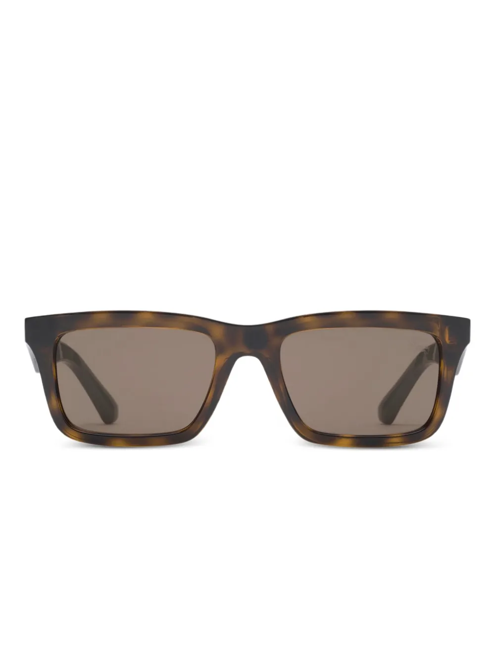Burberry rectangular-frame logo sunglasses | Brown | Image 1