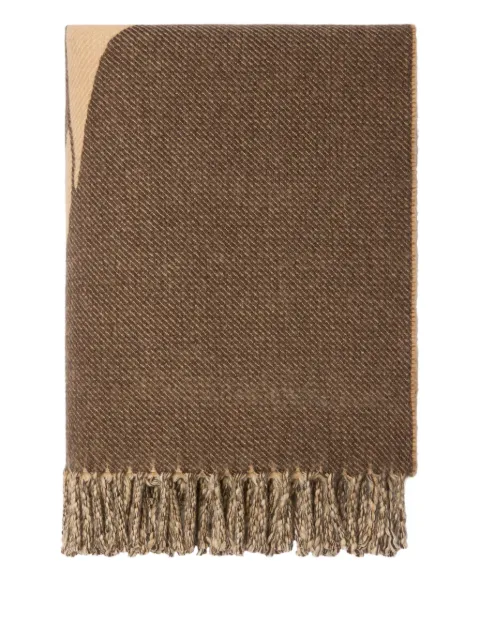 Burberry fringed-edge blanket