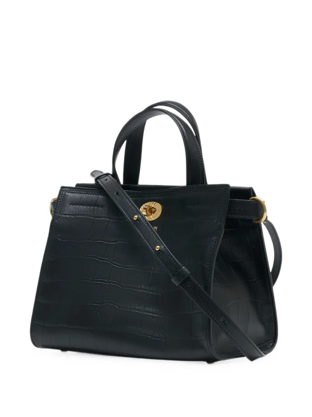 Burberry Mini Cotswolds Tote in Black, view 2
