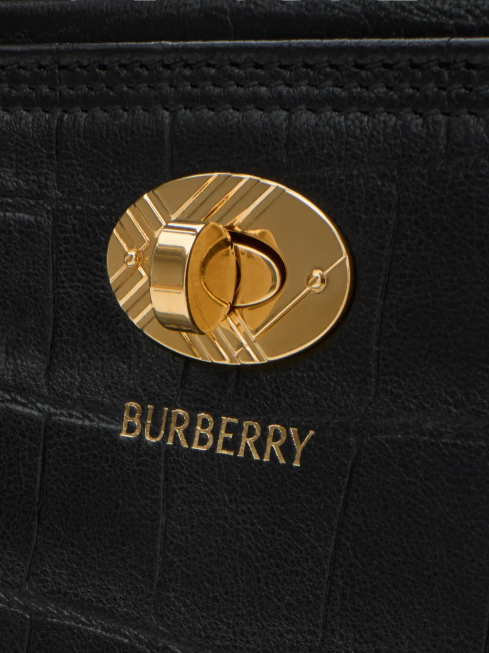Burberry Small Cotswolds Tote Bag In Black