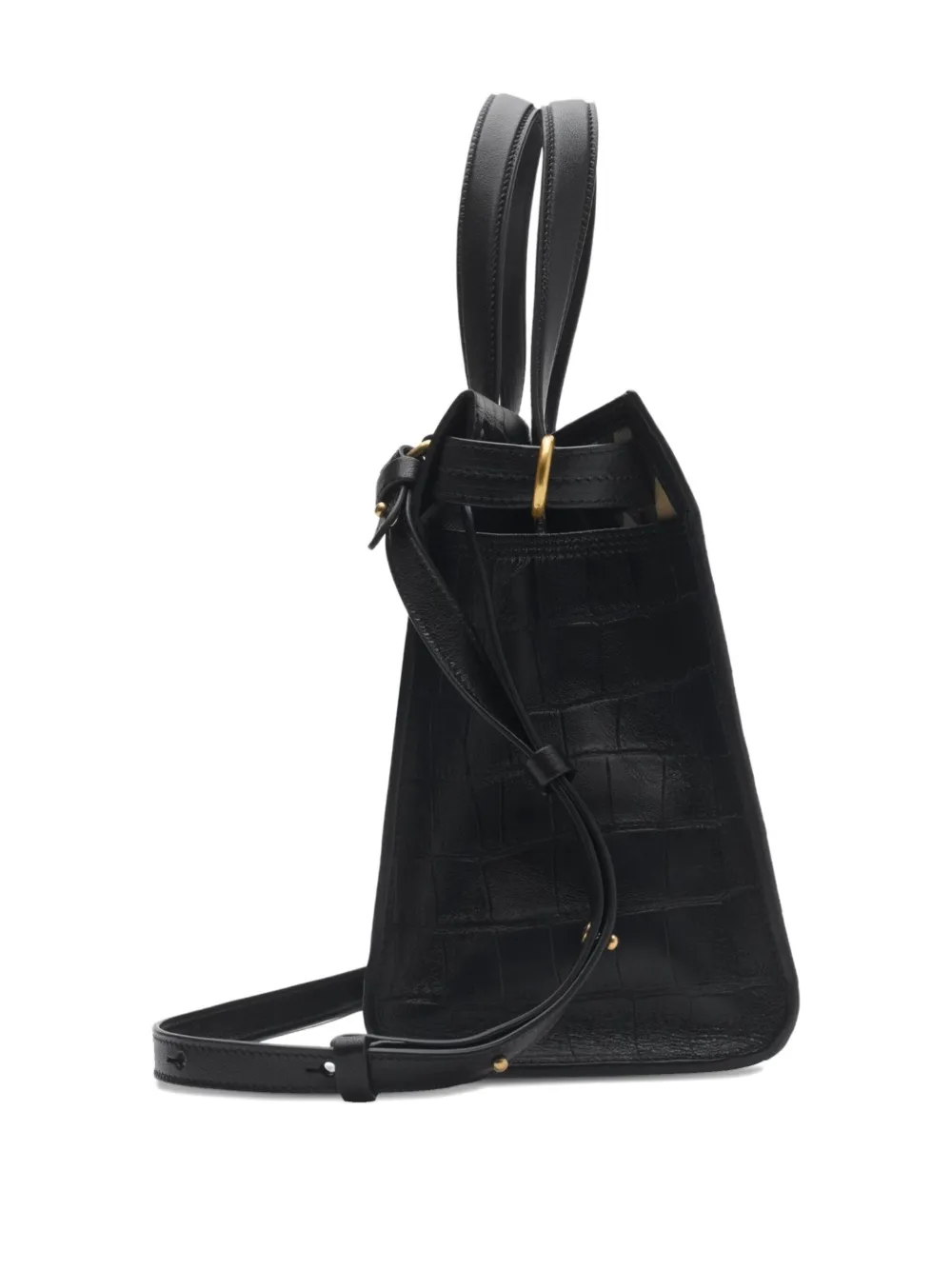 Burberry Small Cotswolds Tote Bag In Black