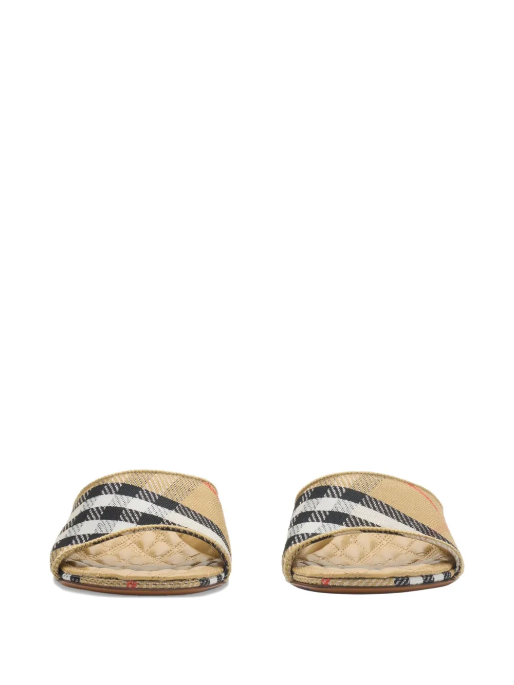 Burberry 45mm Sloane heeled sandals Beige