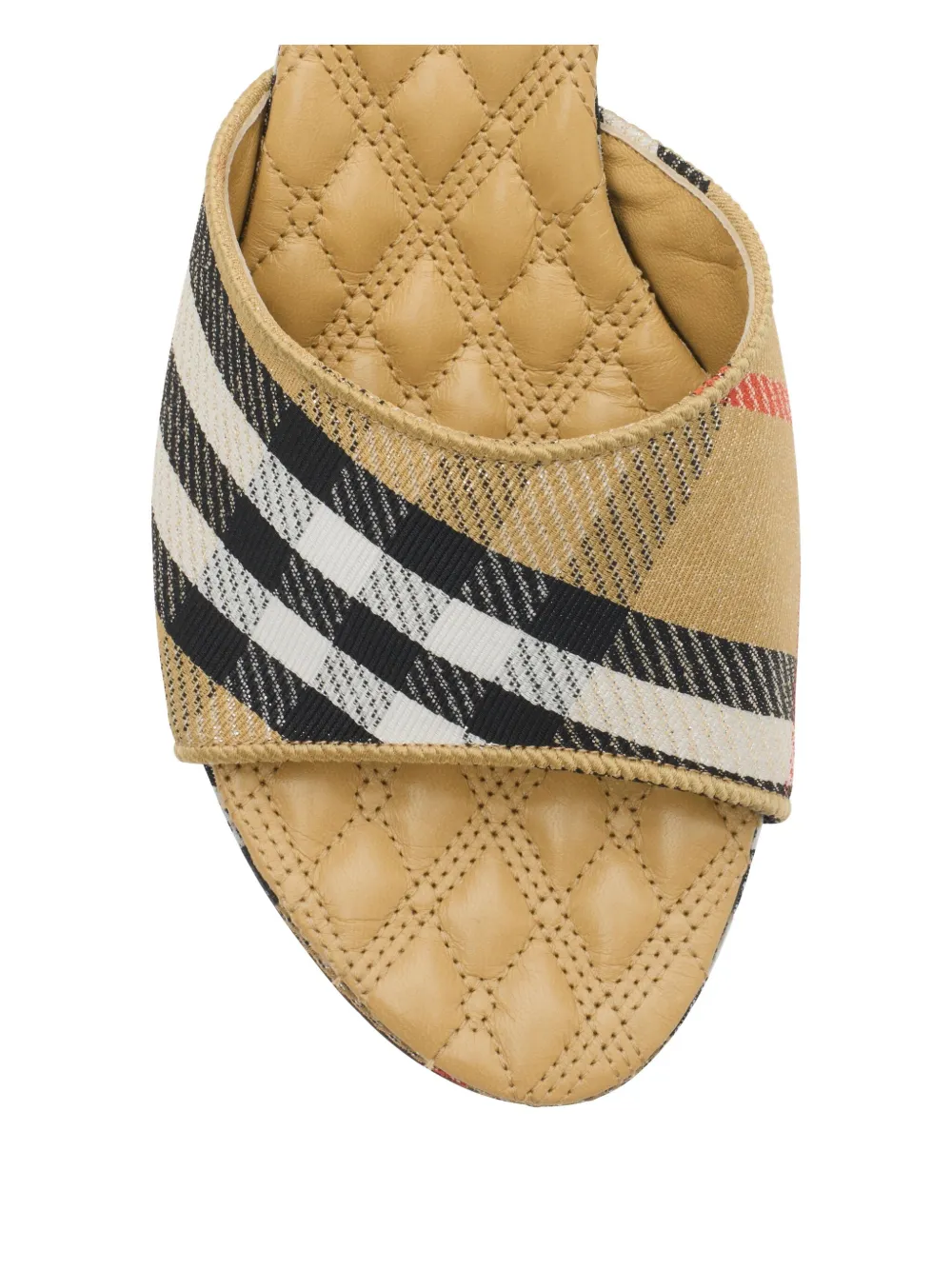 Burberry 45mm Sloane heeled sandals Beige