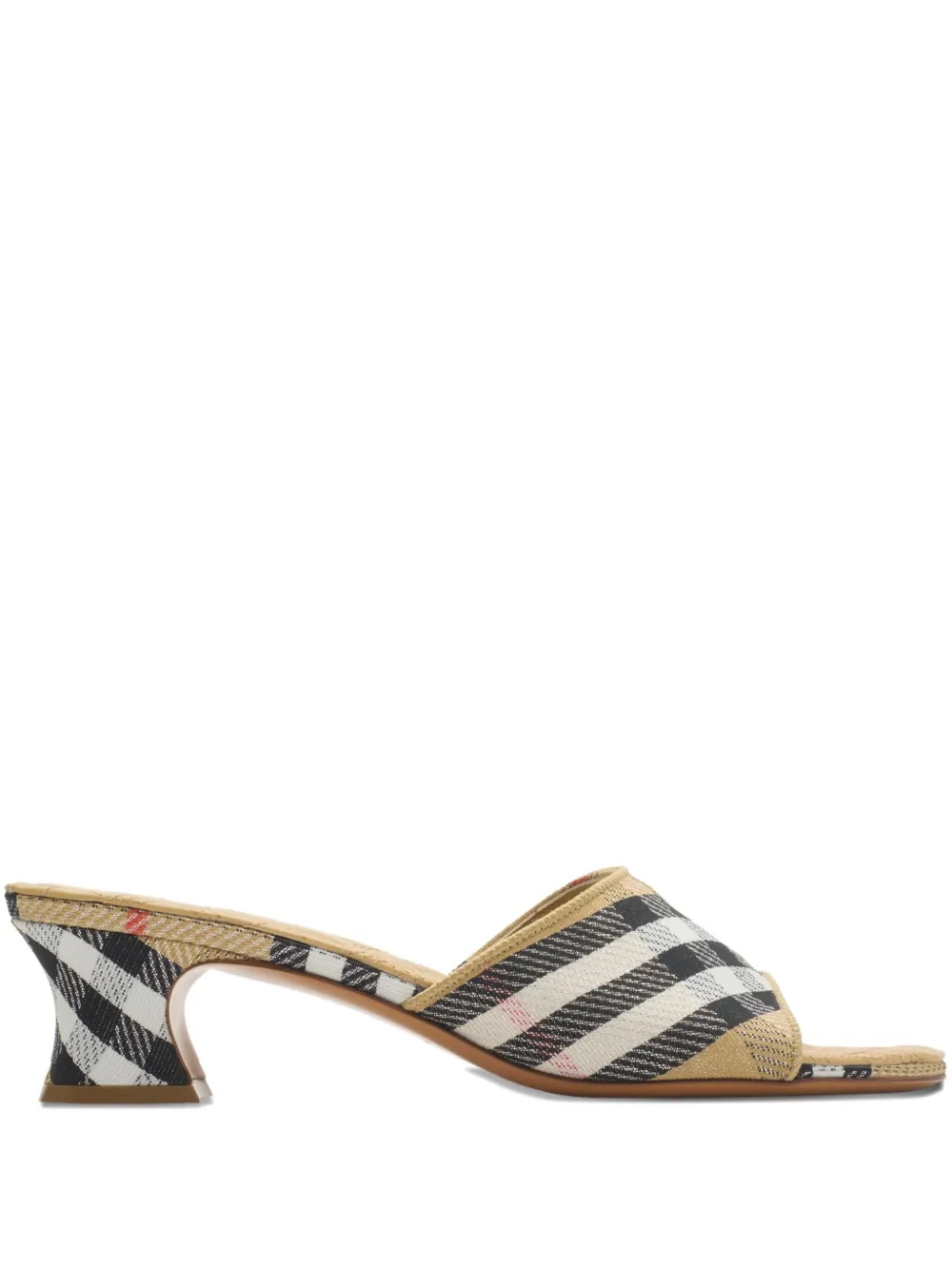 Burberry 45mm Sloane heeled sandals Beige