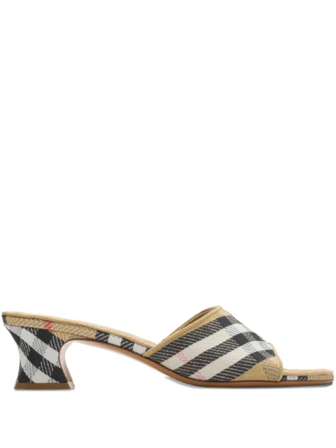 Burberry 45mm Sloane heeled sandals