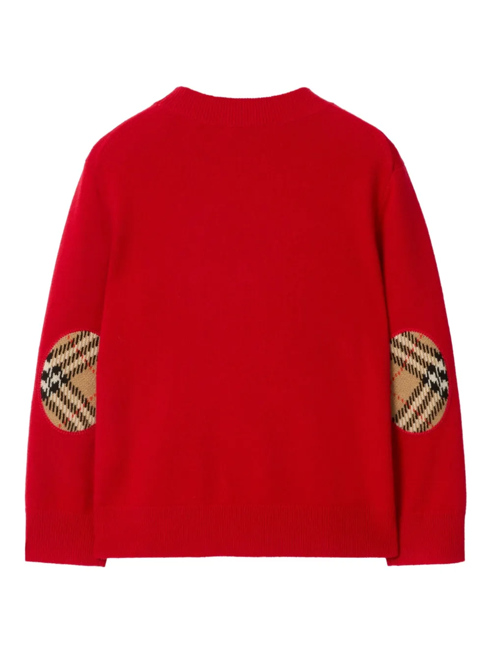 Burberry Kids Trui met elleboogpatches Rood