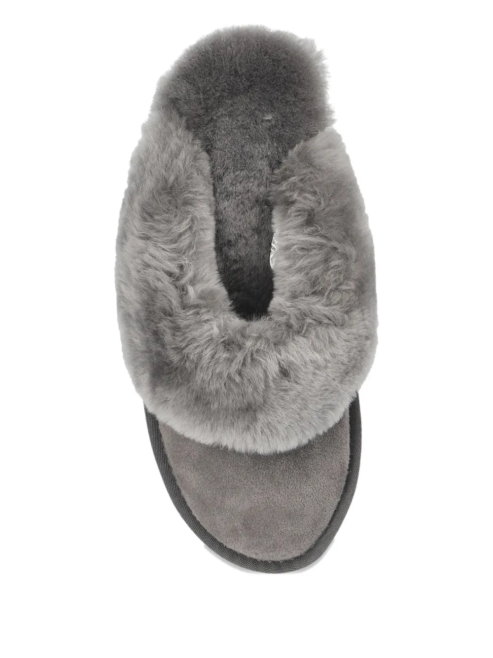 EMU AUSTRALIA Jolie slippers met afwerking van bont Grijs