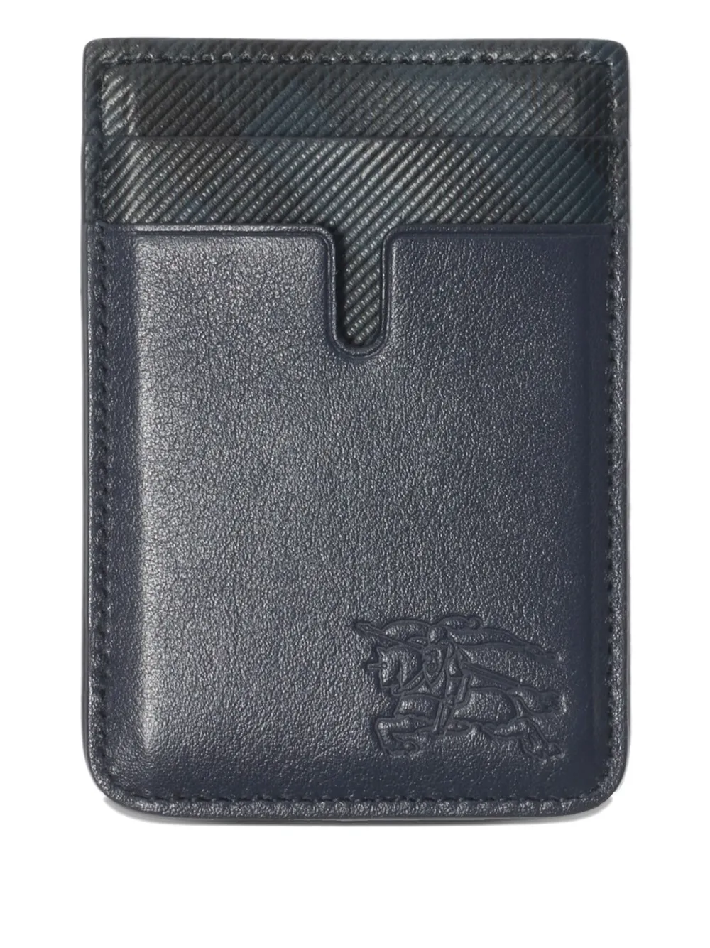 Burberry check magnetic cardholder | Blue | Image 1