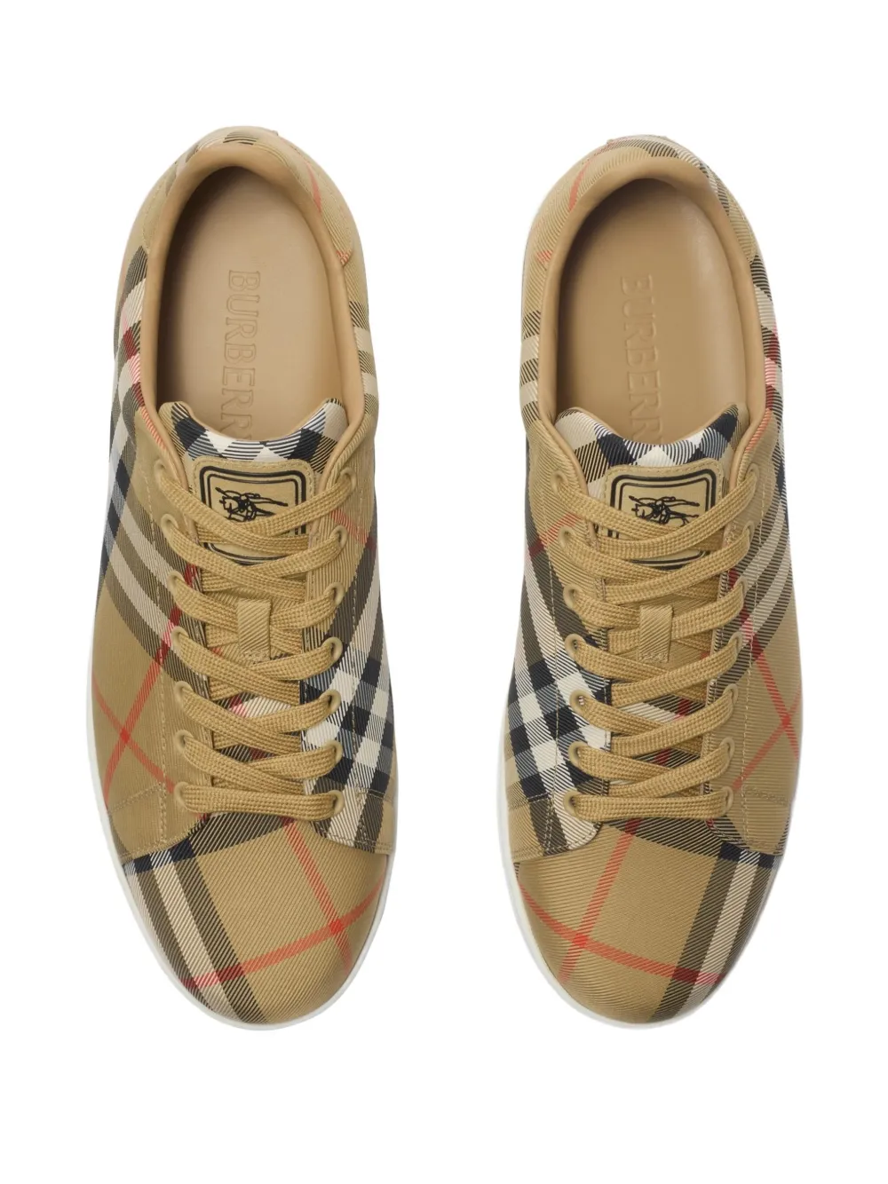 Burberry Multicolor Polyamide Low Top Sneakers In Multi