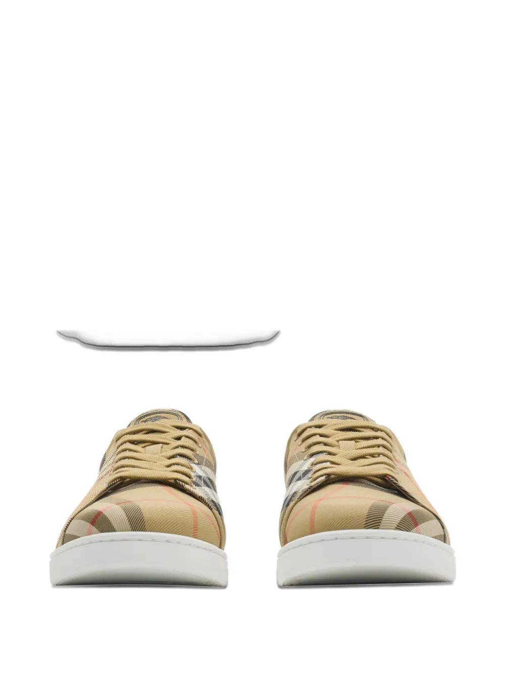 Burberry Multicolor Polyamide Low Top Sneakers In Multi