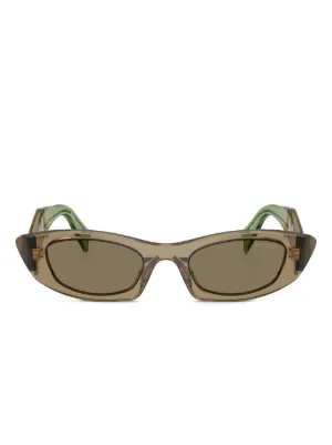 Prada Eyewear トータスシェル キャットアイ サングラス | ブラウン