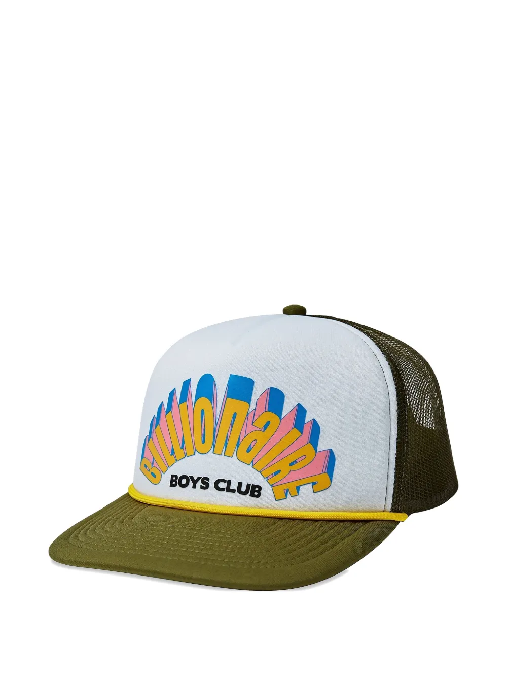 Billionaire Boys Club logo-print trucker cap - Groen
