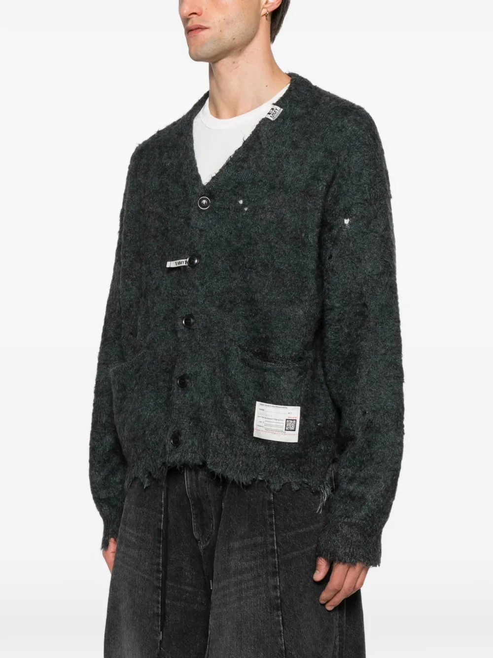 Maison MIHARA YASUHIRO Gerafeld vest Grijs